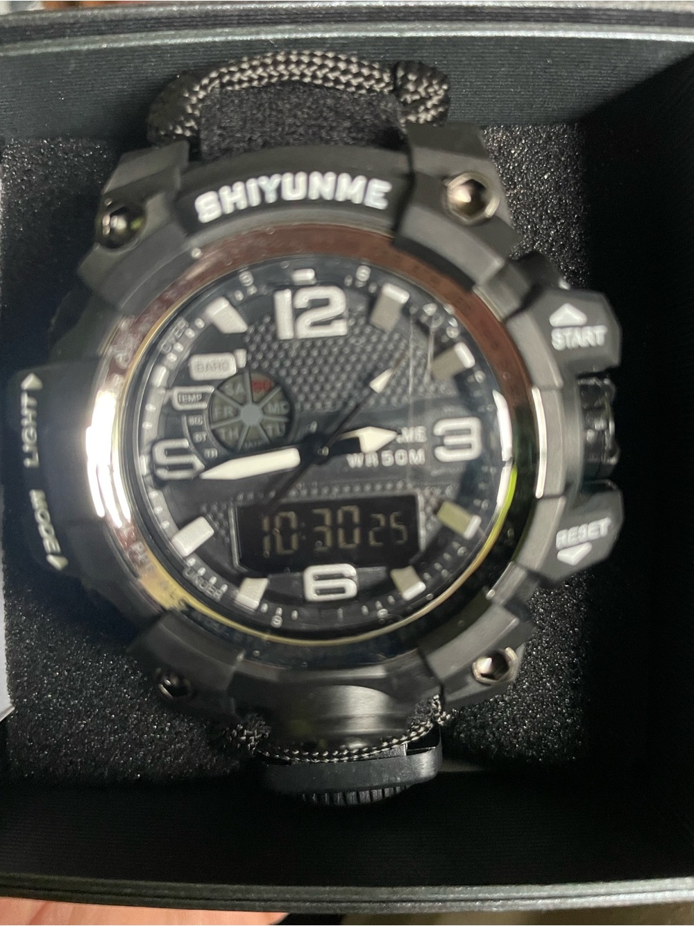 Men's Black Tactical Sport Watch Brand New